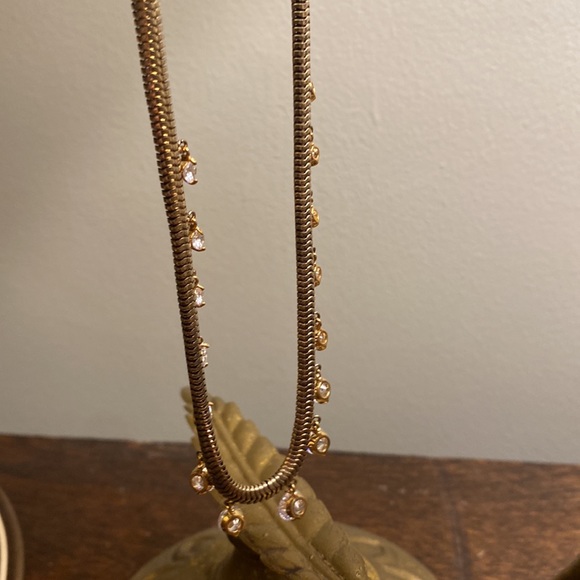 COPY - Anthropologie, serefina gold chain / crystal necklace, NWT!! - Picture 8 of 8
